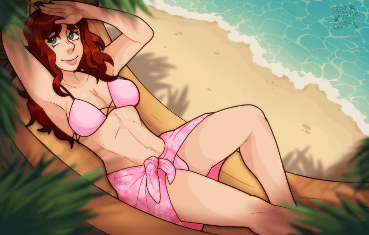 Cel Shade full body + background + alt ($95)